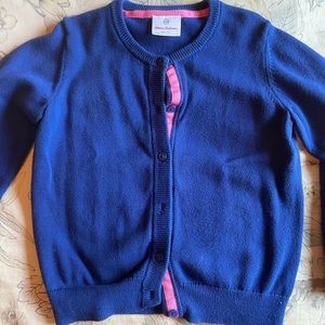 Girls Hanna Andersson Cardigan - gently worn. Size 130 (8)